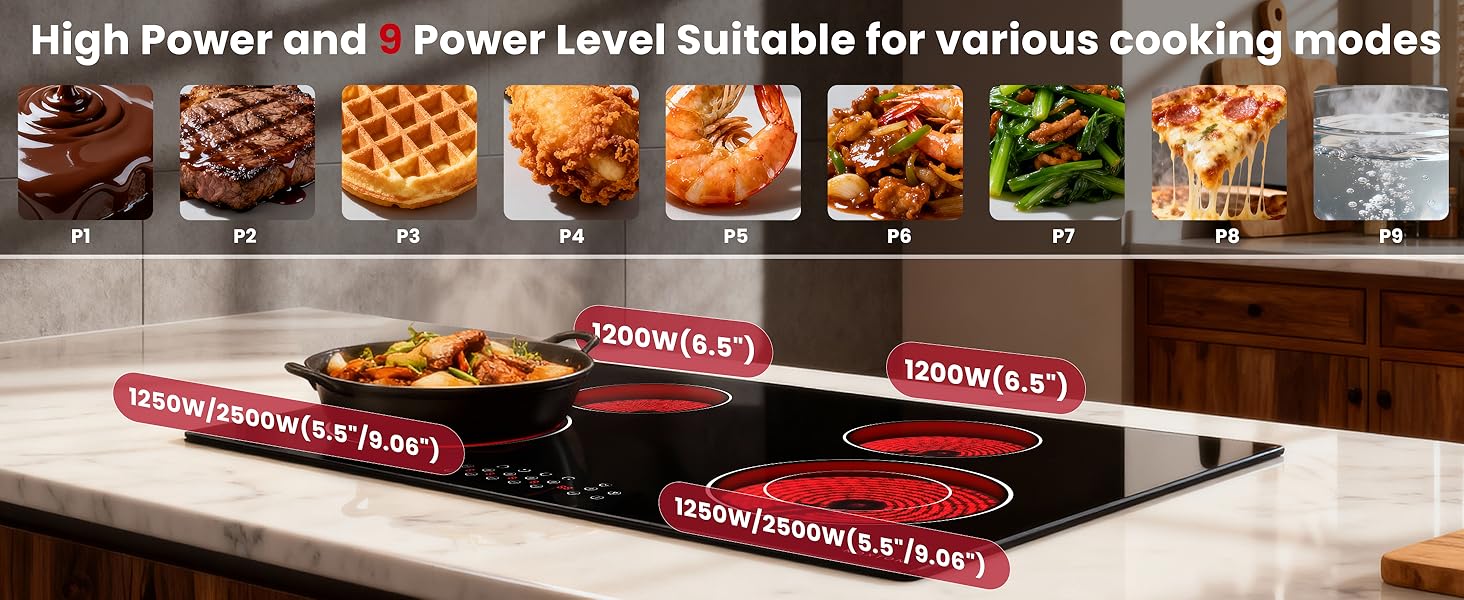 30 inch electric cooktop