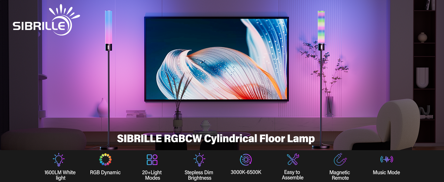 rgb lamp floor lamps standing lamp for bedroom living room reading modern office dimmable corner