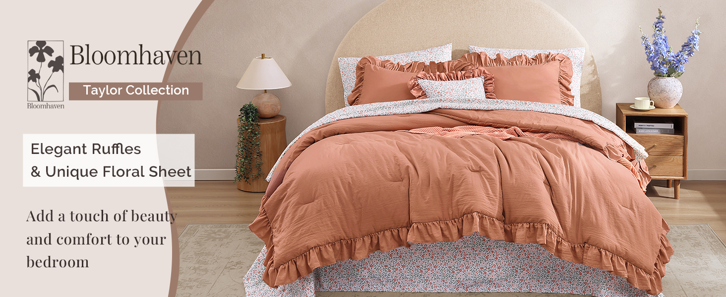 ruffle comforter