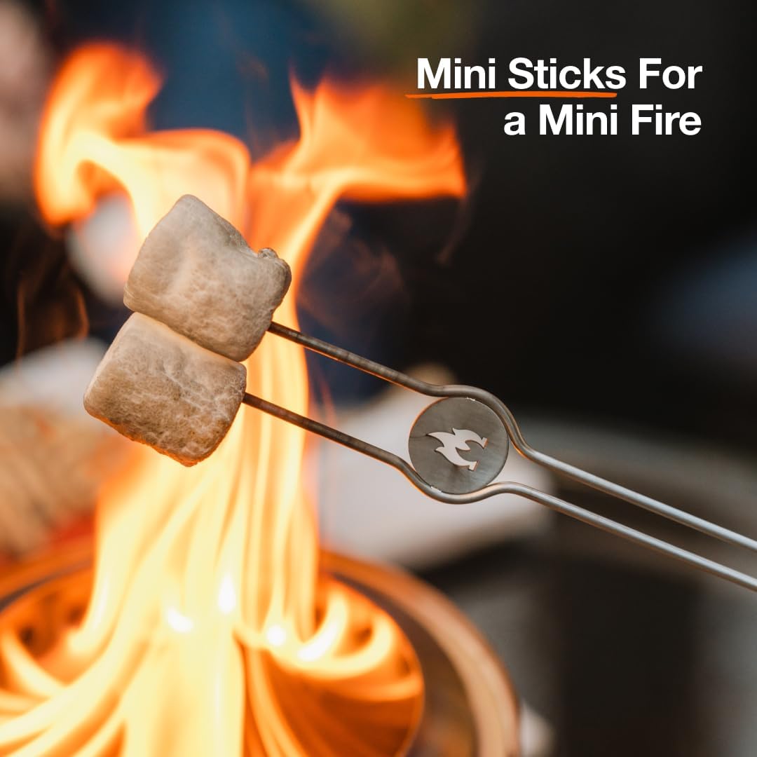 Solo Stove Mesa Accessory Pack | Incl. 4 Stainless Steel Mini Sticks + Stick Rests, Pellet Scoop, Mesa Lid, Carry Case, Accessories for Outdoor Fire Pit, 8.8 x 16 in, 2.5 lbs - Image 3