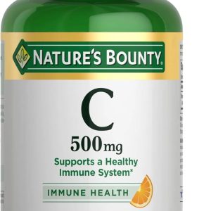 Nature's Bounty Vitamin C 500mg, Supports a Healthy Immune System, Daily Vitamin Supplement, 250 Vegetarian Tablets