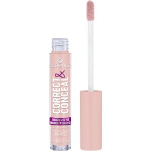 essence | Correct & Conceal Under Eye Brightening Concealer | Easy Application, Lightweight, Buildable, Infused with Aloe Vera | Vegan & Cruelty Free (10 | Light)