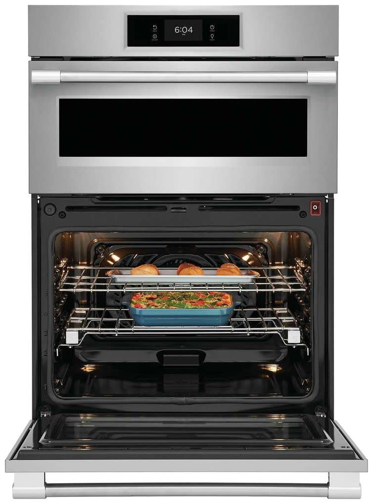 Professional 30 in. Electric Wall Oven and Microwave Combo in Stainless Steel with Total Convection and Air Fry - Image 5