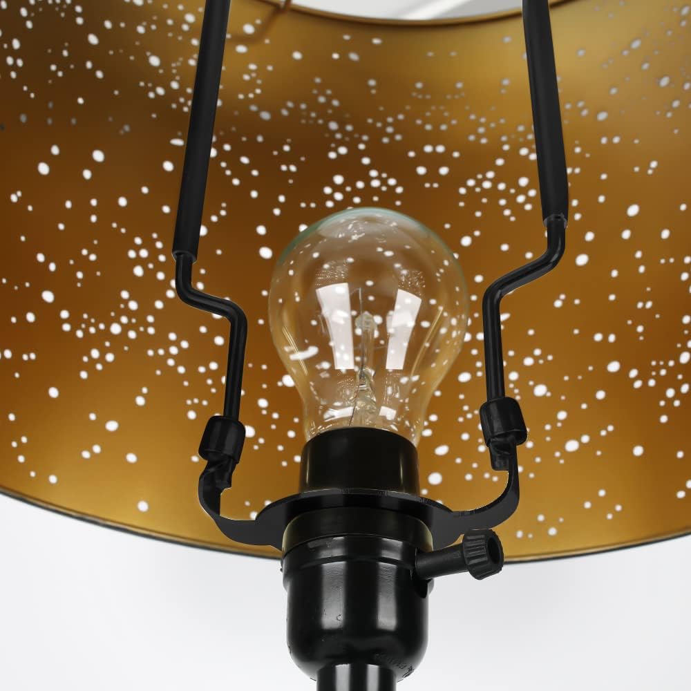 8 9 10 11 12 inch Lamp Shade Harp Holder, Adjustable Lamp Harp Kit, Fit Both Standard Lamp Rod and E14 E26 E27 Light Base UNO Fitter Adapter Converter Finial Set, Lampshade Bracket - Image 8