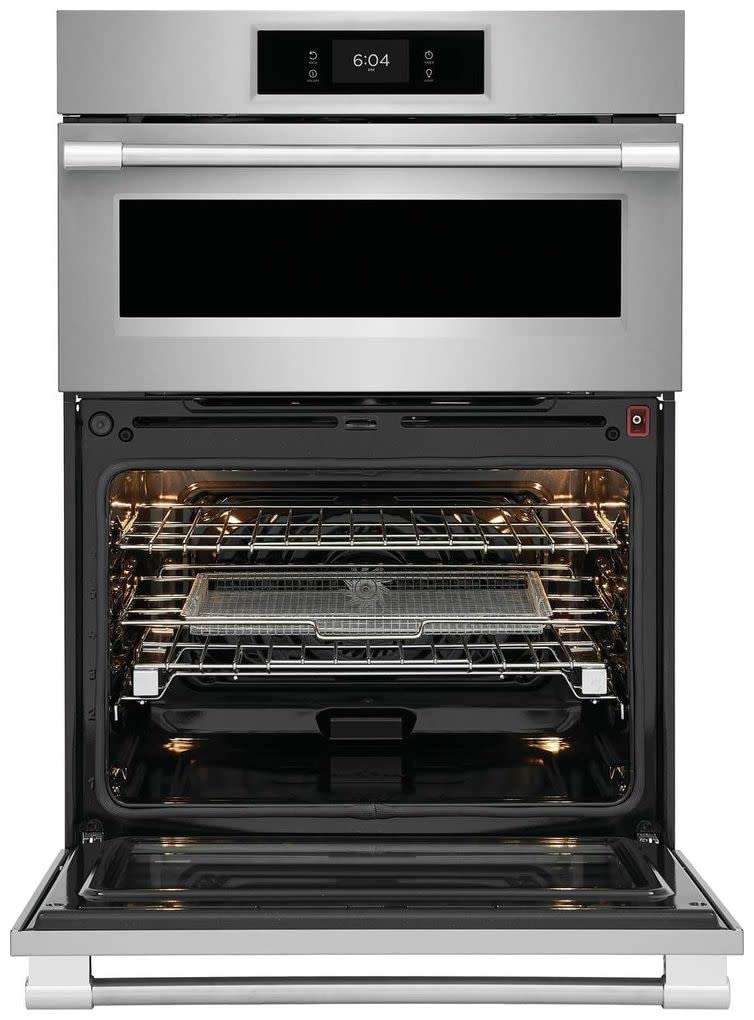Professional 30 in. Electric Wall Oven and Microwave Combo in Stainless Steel with Total Convection and Air Fry - Image 2