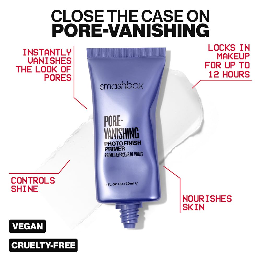 Smashbox Pore Vanishing Primer | Controls Shine, Blurs Pores + Locks in Makeup with a Matte Finish - Image 7