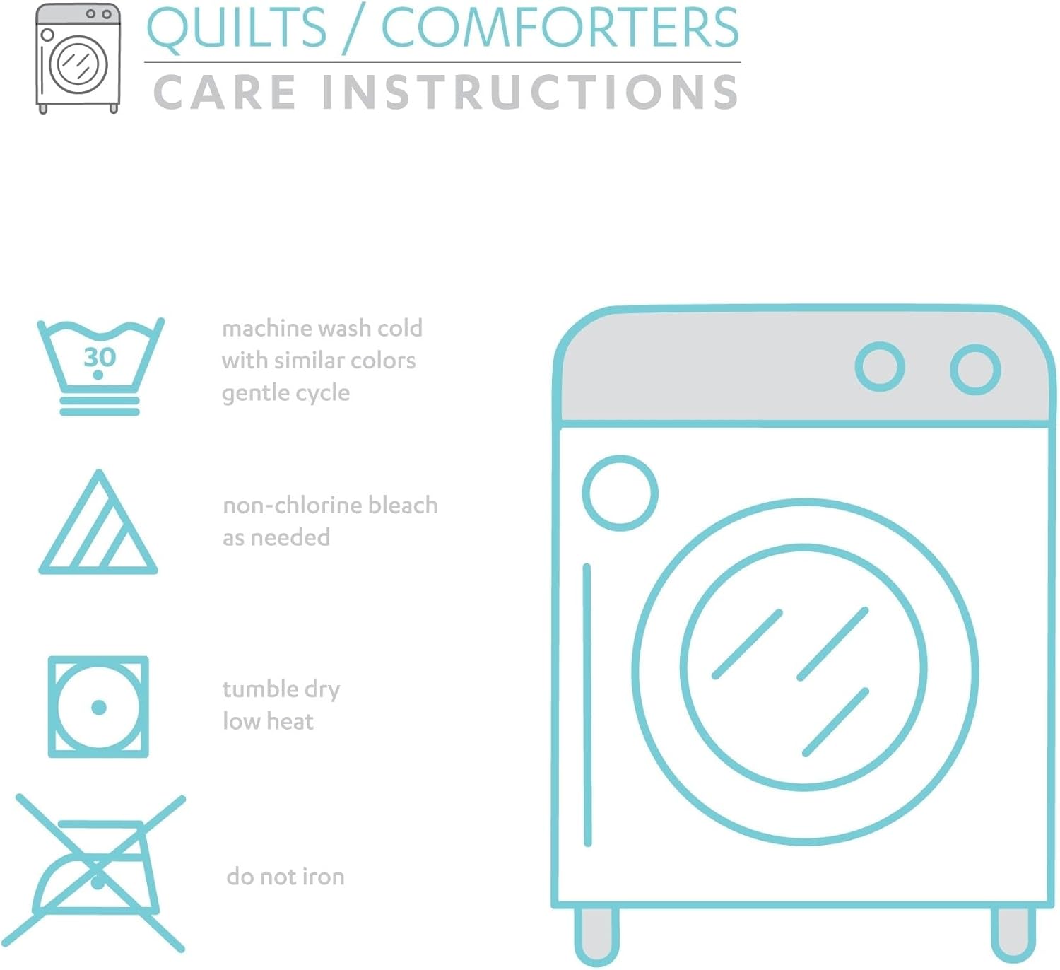 Lush Decor Edward Trellis Patterned 6 Piece Daybed Cover Set Includes Bed Skirt, Pillow Shams and Cases, 75" X 39", Gray and White - Image 7