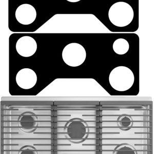 2 Pcs Ultra Thin 0.3mm Stove Top Protectors For GE Model CGP9536SLSS 36Inch 5 burner Gas Range Cooktop Cover liner