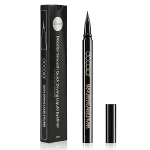 docolor Waterproof Eyeliner Pen Super Slim Precise All Day Black Eyeliner Liquid Professional Makeup Liquid Eye Liner Pencil for Women