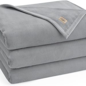 UGG Coco King Fleece Blanket for Bed – Luxury Cozy Room Decor, Soft Warm Heavy Blankets for Winter Bedding & White Christmas Decor, Gifts for Teens and Women, 110" x 92"