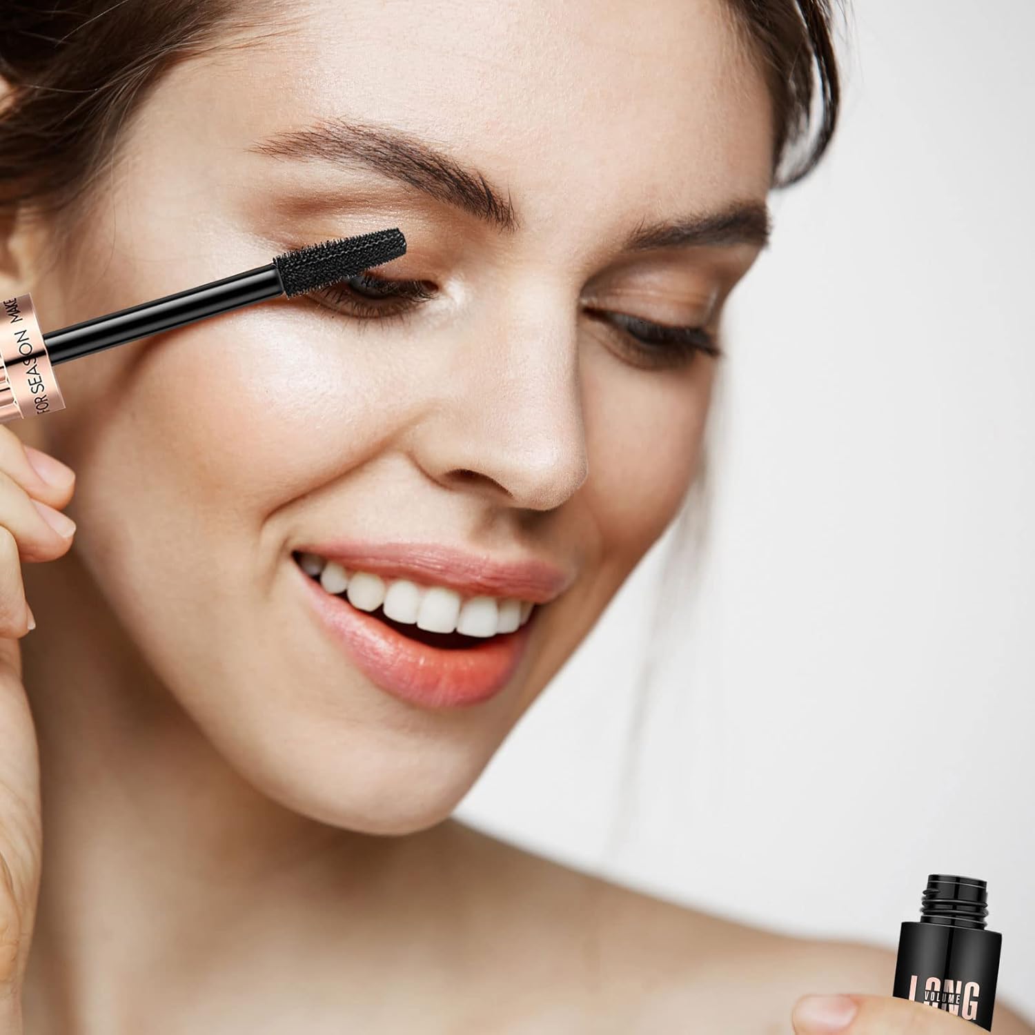 2 Pack 4D Silk Fiber Lash Mascara, Waterproof Very Black Long Lasting Mascara, Lengthening Lifting Multiplying Curling Natural Eyelash Primer Brush, Thickening Softer Lasting All Day, 2 Tube - Image 7