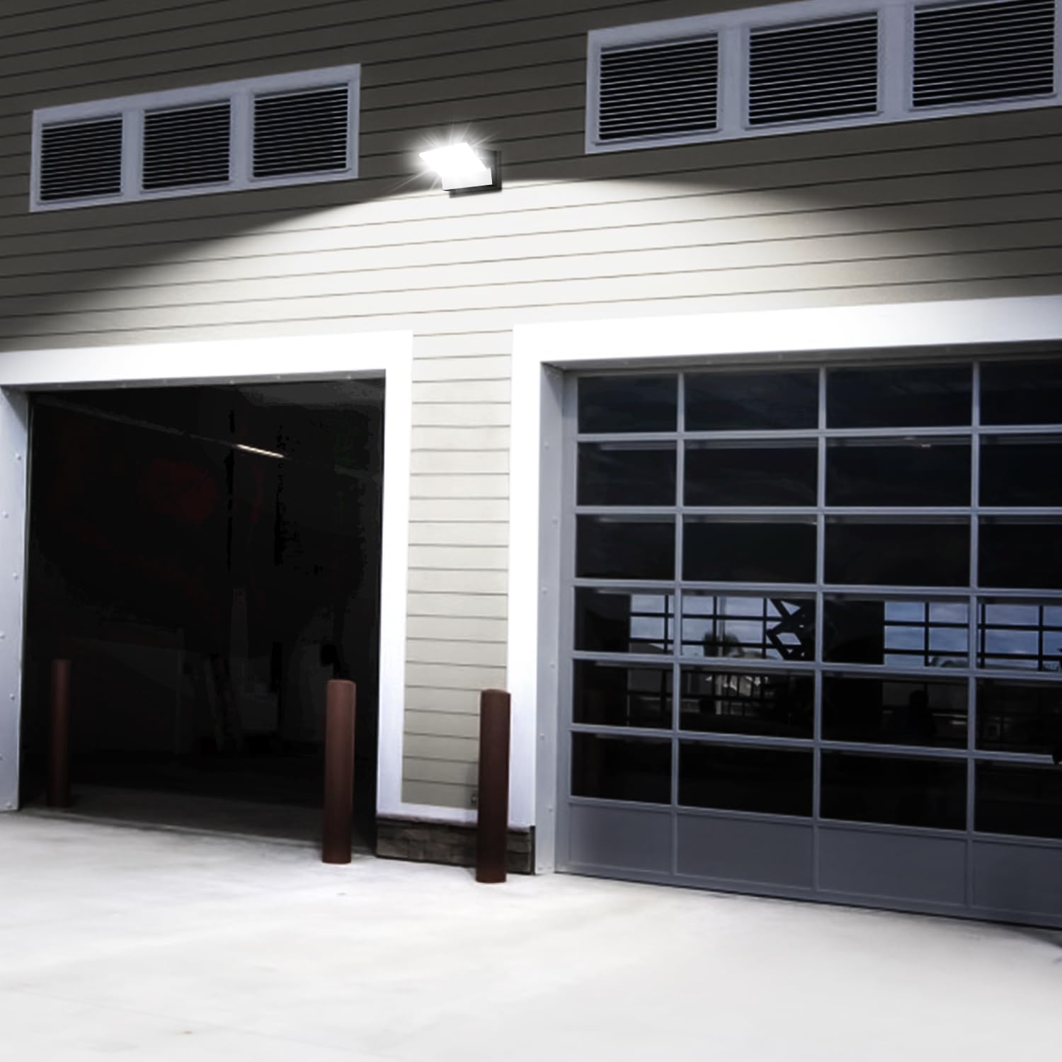 Modern Sleek LED Flood Light, 360° Rotatable 120W Commercial Wall Pack with Dusk to Dawn, 18000LM 5000K Waterproof Outdoor Lighting for Yard, Driveway, Car Lot, Building - Image 8