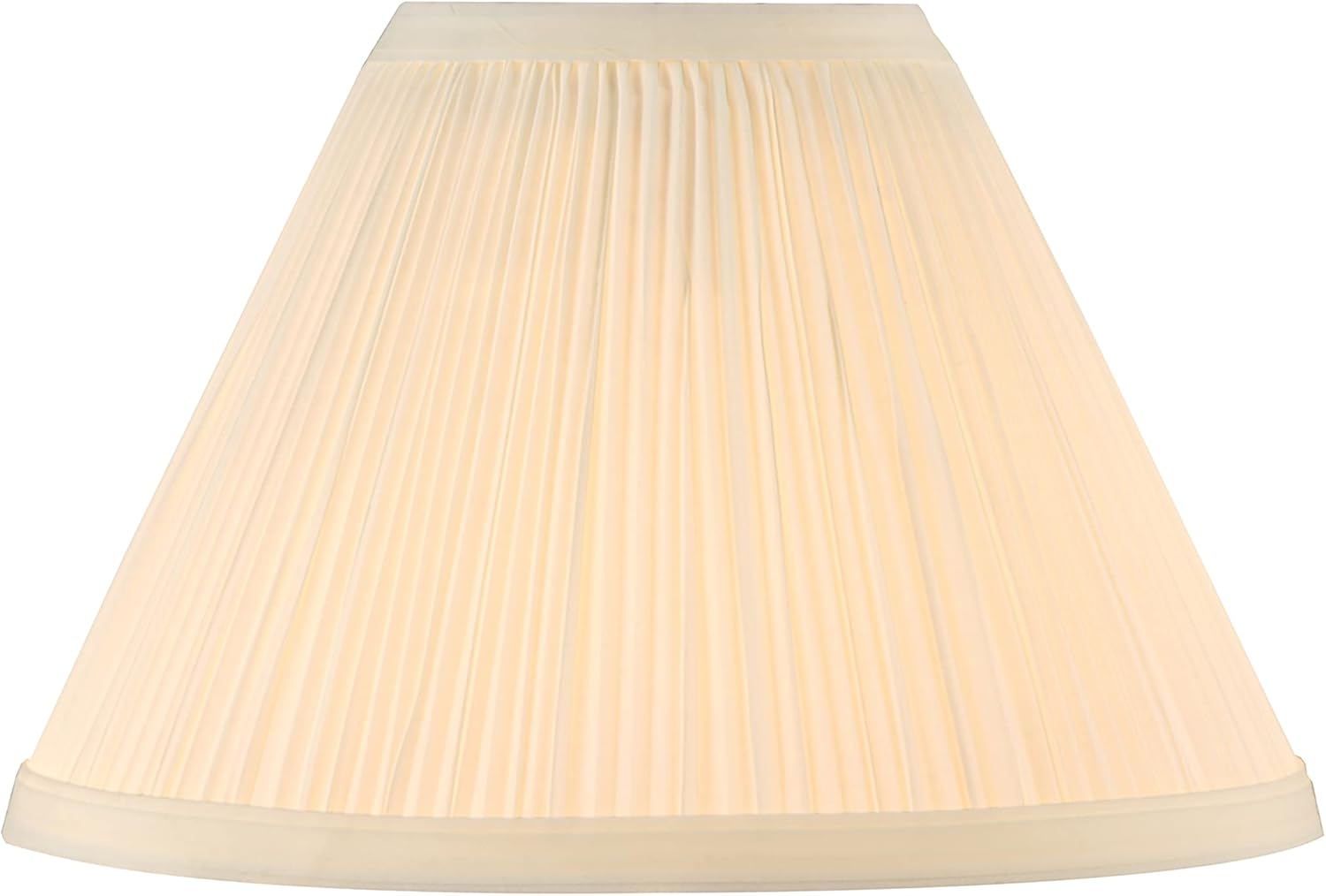Aspen Creative 59171, Empire Uno Lamp Shade, Cotton White, 4" Top x 10" Bottom x 7" Slant Height, Slip UNO 33mm - Image 2