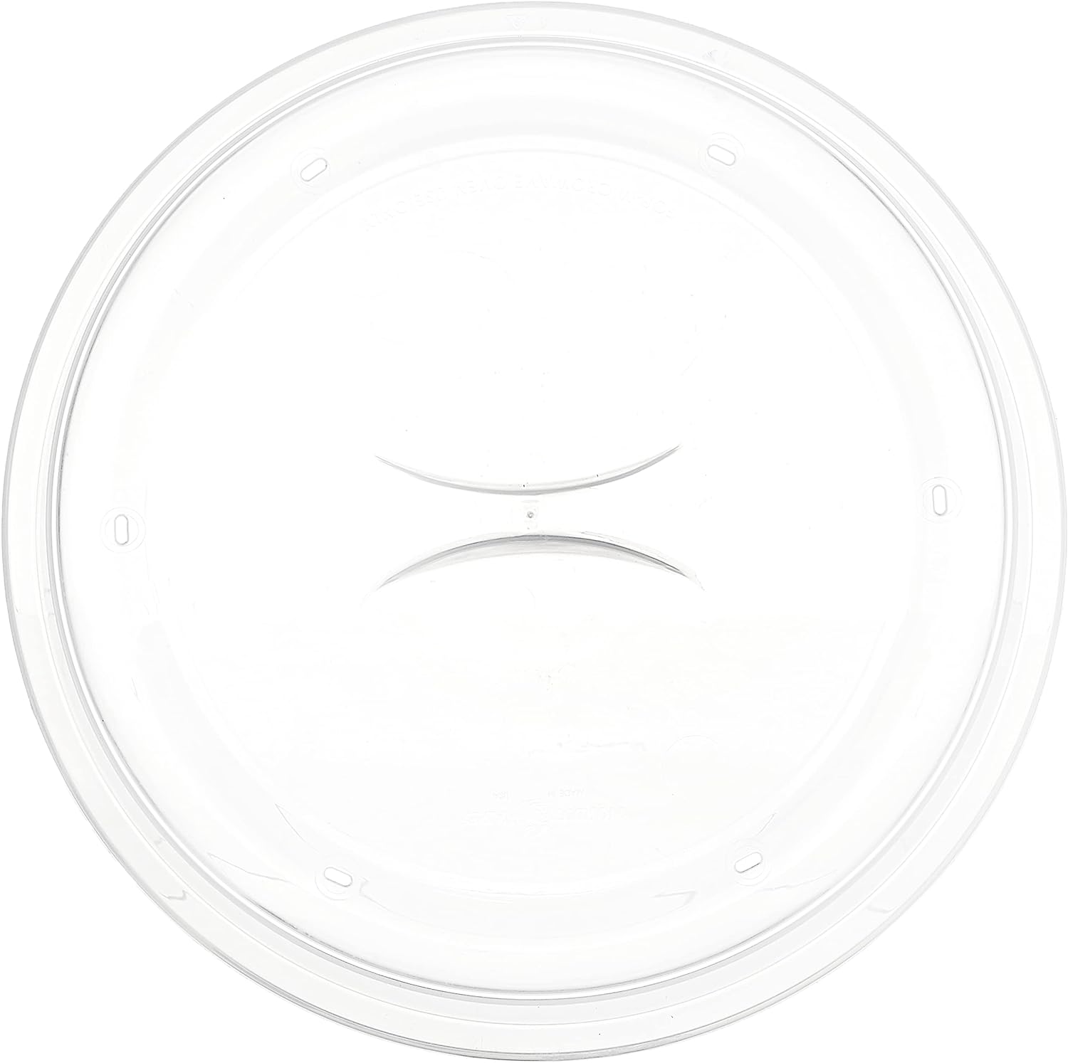 Nordic Ware BPA-free and Melamine Free Plastic Splatter Microwave Cover, 10-Inch (Set of 2), Clear - Image 3