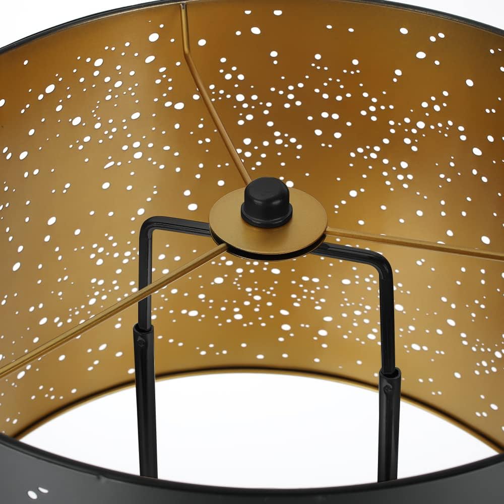 8 9 10 11 12 inch Lamp Shade Harp Holder, Adjustable Lamp Harp Kit, Fit Both Standard Lamp Rod and E14 E26 E27 Light Base UNO Fitter Adapter Converter Finial Set, Lampshade Bracket - Image 9