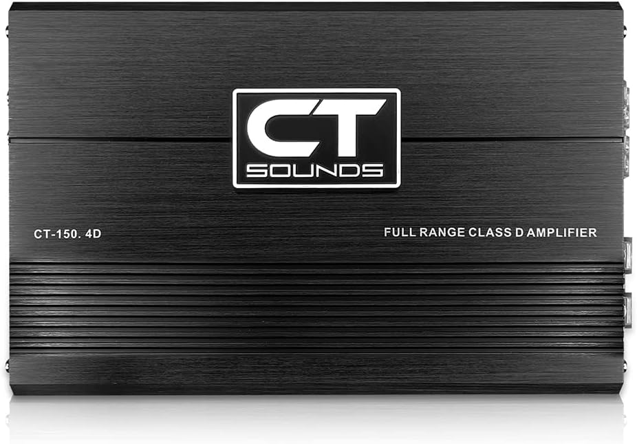 CT Sounds CT-150.4D Full-Range Class D 4 Channel Car Audio Amplifier, 1000 Watts RMS - Image 2