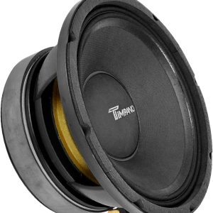 Timpano TPT-MD10 PRO 10" Midrange Speaker, 1000 Watts, 8 Ohm Loudspeaker 10 Inch Mid Range for Pro Car Audio (Single)