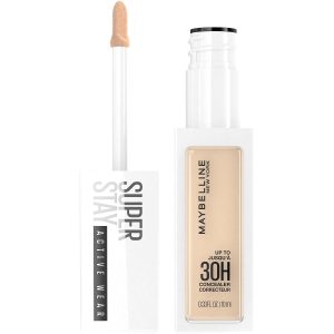 Maybelline Super Stay Liquid Concealer Makeup, Full Coverage Concealer, Up to 30 Hour Wear, Transfer Resistant, Natural Matte Finish, Oil-free, Available in 16 Shades, 15, 1 Count