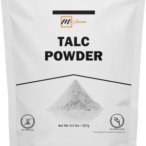 100% Natural Talc Powder for Facial Make-up, Absorption, Lubrication, and Multi-Purpose 0.5 LBS / 227 GMS