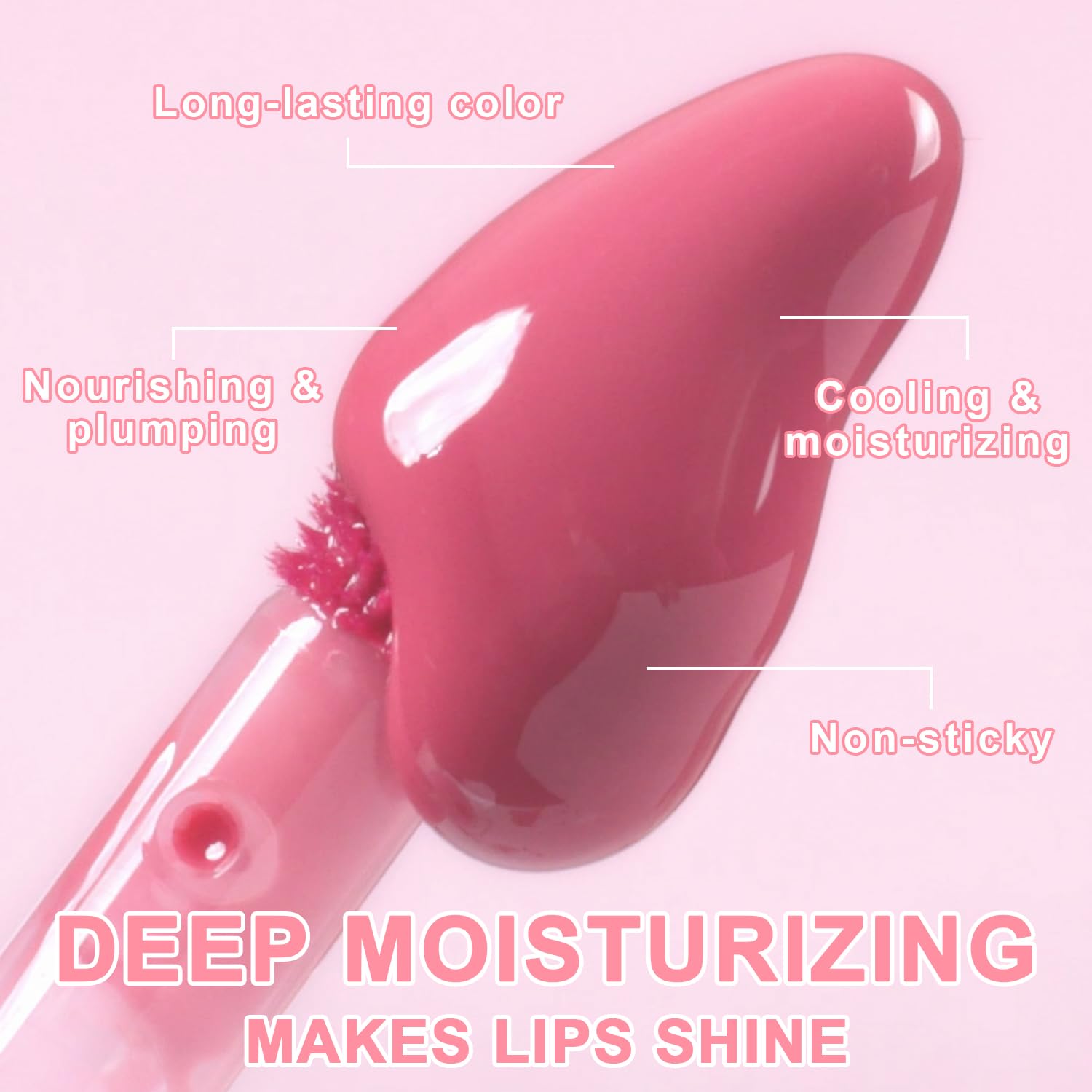 6pcs Lip Gloss Oil Set, Mini Hydrating Lip Glow Oil Lip Gloss, Lipgloss Lipoil Set for Women Girls Teens, Tinted Plumping Fat Lip Oil Lip Balm for Dry Lips Nourishing (SET A) - Image 6