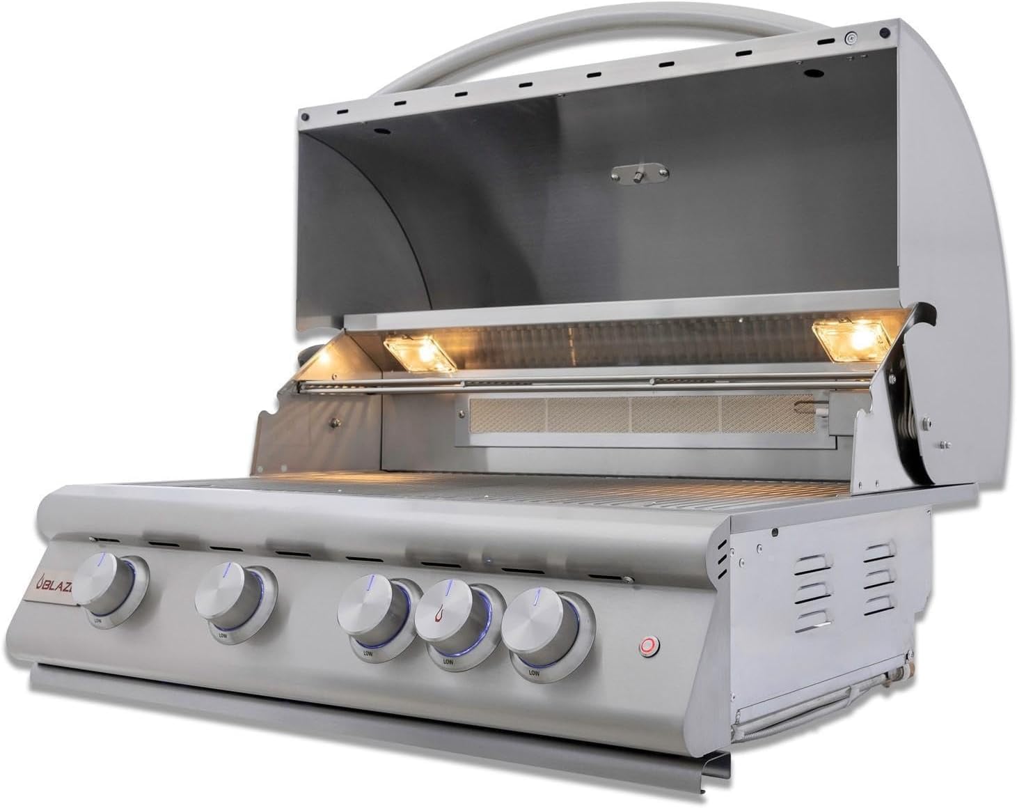 Blaze Premium LTE+ 40-Inch 5-Burner Natural Gas Grill W/Rear Infrared Burner & Lift-Assist Hood - BLZ-5LTE3-NG - Image 6