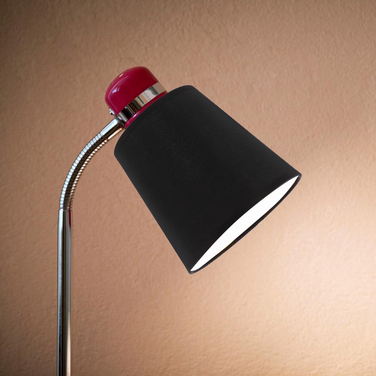 BESPORTBLE Black Fabric Lamp Shade for Desk, Floor, Wall Lamps, and Pendant Lights - 5.90 X 4.33 X 5.51 Inch Decorative Light Cover with Clip-on Design for Home Use - Image 8