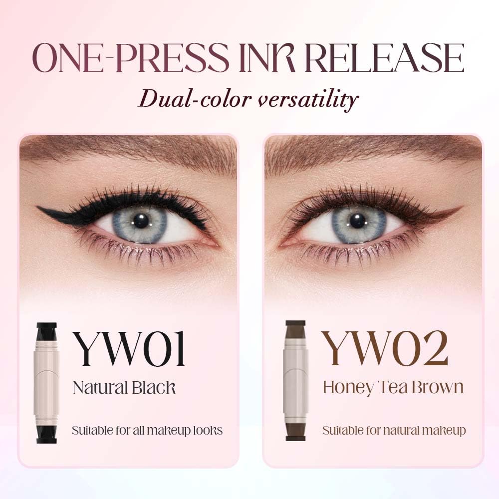 Rotating Eyeliner Stamp Pen, 2026 New Rotating Waterproof Winged Eyeliner Stamp Pen, Smudge Proof Eye Liner Tool (Black) - Image 7