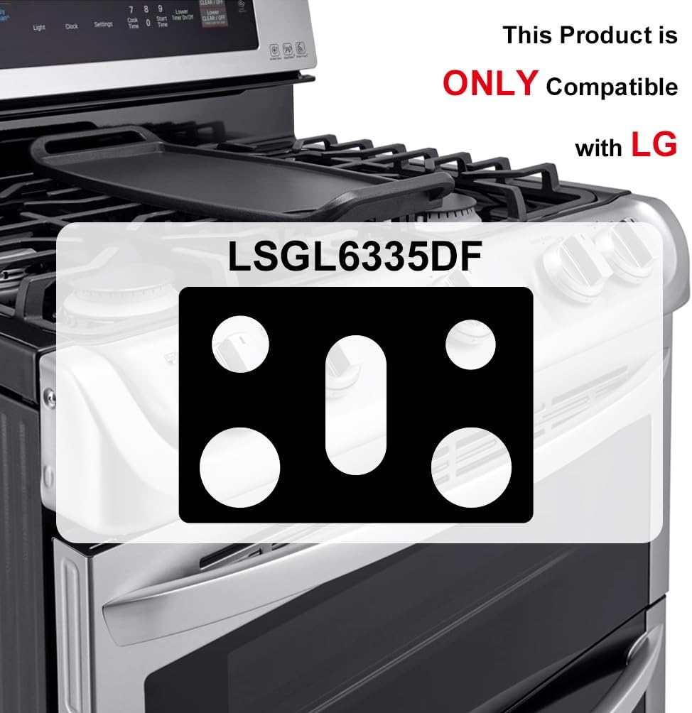 LG Stove Protectors 30inch,Gas Cooktop Protectors,Whole piece design,Washable, LRGL5825, LRGL5823, LSGL6335DF, LGLDG4315, LRG4115, LRG4113, LDG4313, (LSGL6335DF) - Image 3