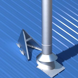 Kuma Snow Destroyer for Chimneys. USA Made. Universal Fit. Lifetime Protection for 6-8" Wood Stove Chimneys