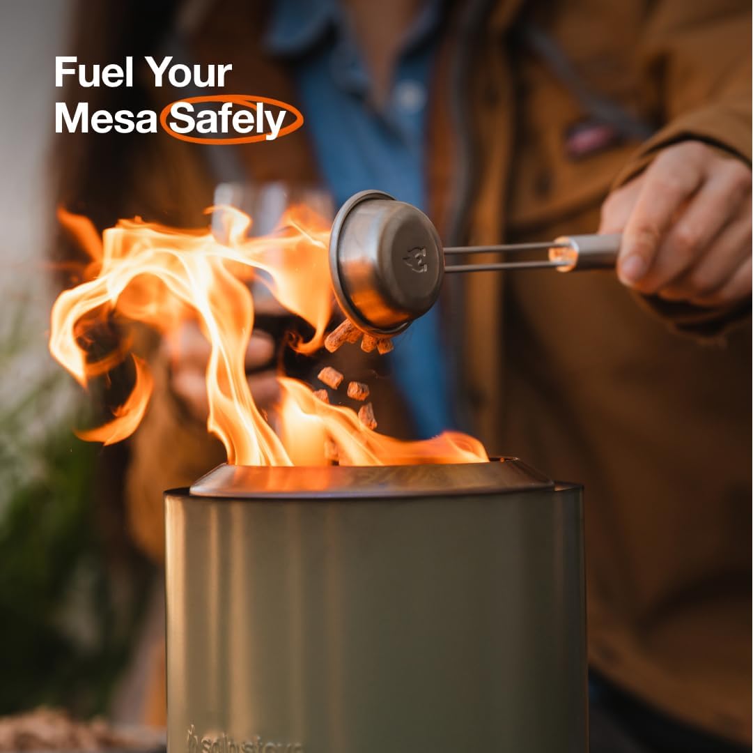 Solo Stove Mesa Accessory Pack | Incl. 4 Stainless Steel Mini Sticks + Stick Rests, Pellet Scoop, Mesa Lid, Carry Case, Accessories for Outdoor Fire Pit, 8.8 x 16 in, 2.5 lbs - Image 4