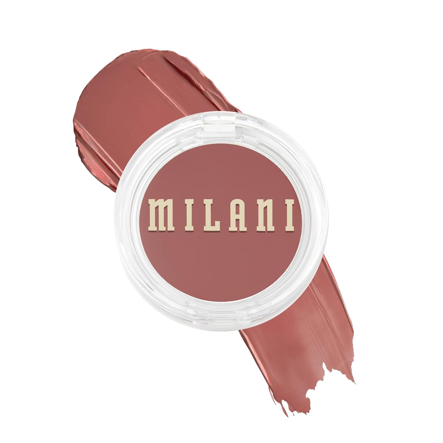 Milani Blush Makeup – Cheek Kiss Cream Blush for Cheeks, Buildable Cream-to-Gel Blusher & Lip Tint, Dewy Natural Color, Hydrating - Nude Kiss