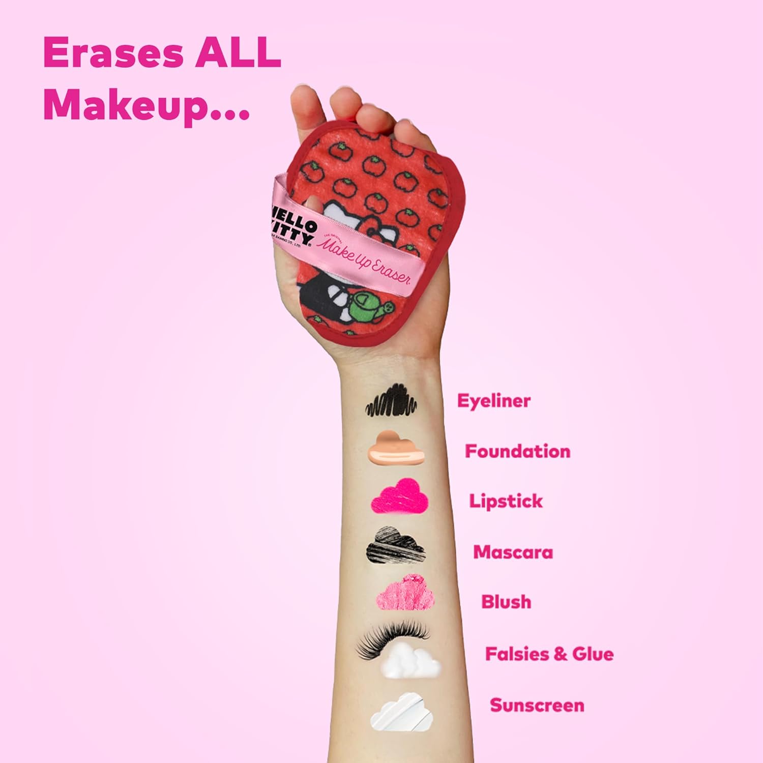 The Original MakeUp Eraser, 7-Day Set, Erase All Makeup With Just Water, Including Waterproof Mascara, Eyeliner, Foundation, Lipstick, Sunscreen, and More!, 7ct. - Image 4