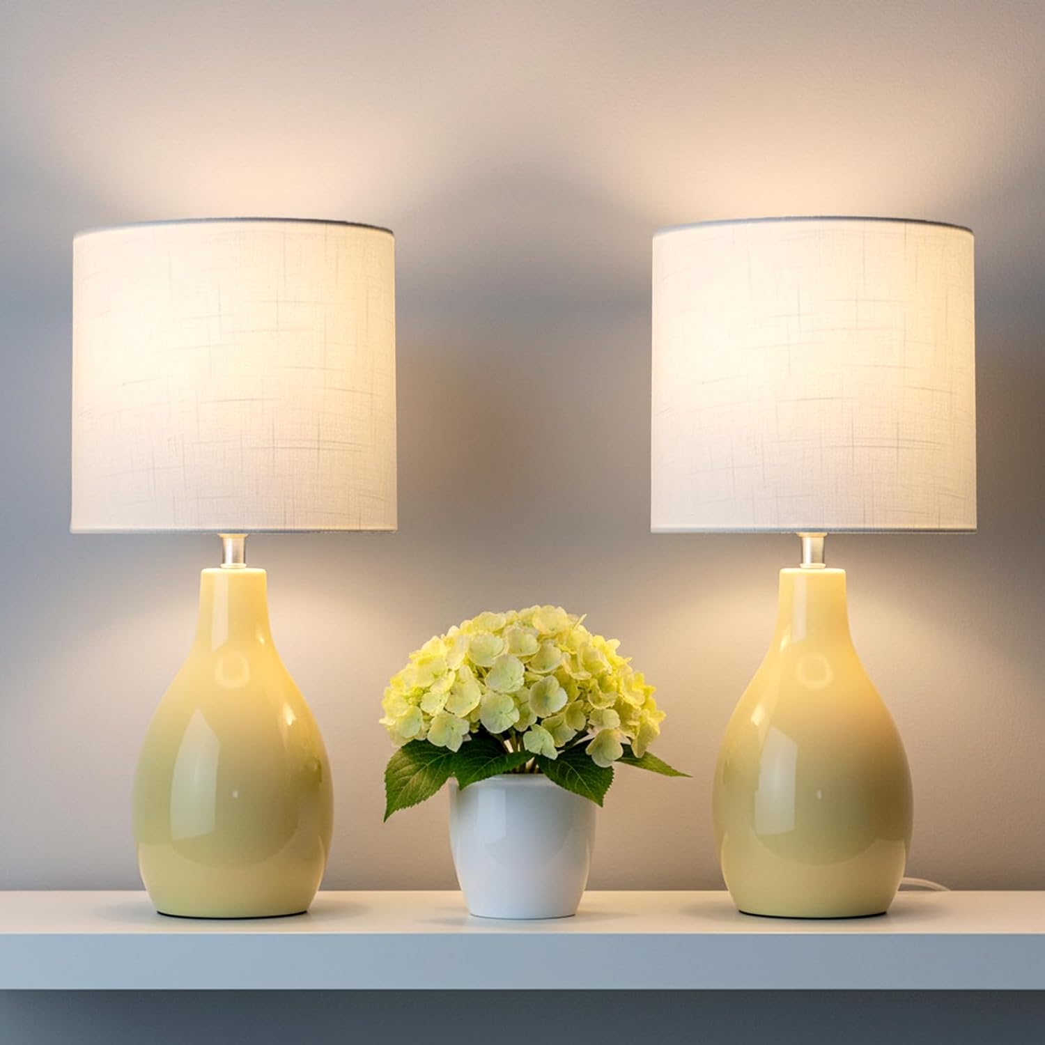 2PCS Table Lamp Shades, Drum Lamp Shades 8.66" Top X 8.66" Bottom X 7.87" High Lamps Shade Handcrafted Chandelier Shade for Table and Floor Lamps, Pendant Light, Easy Assembly - Image 4