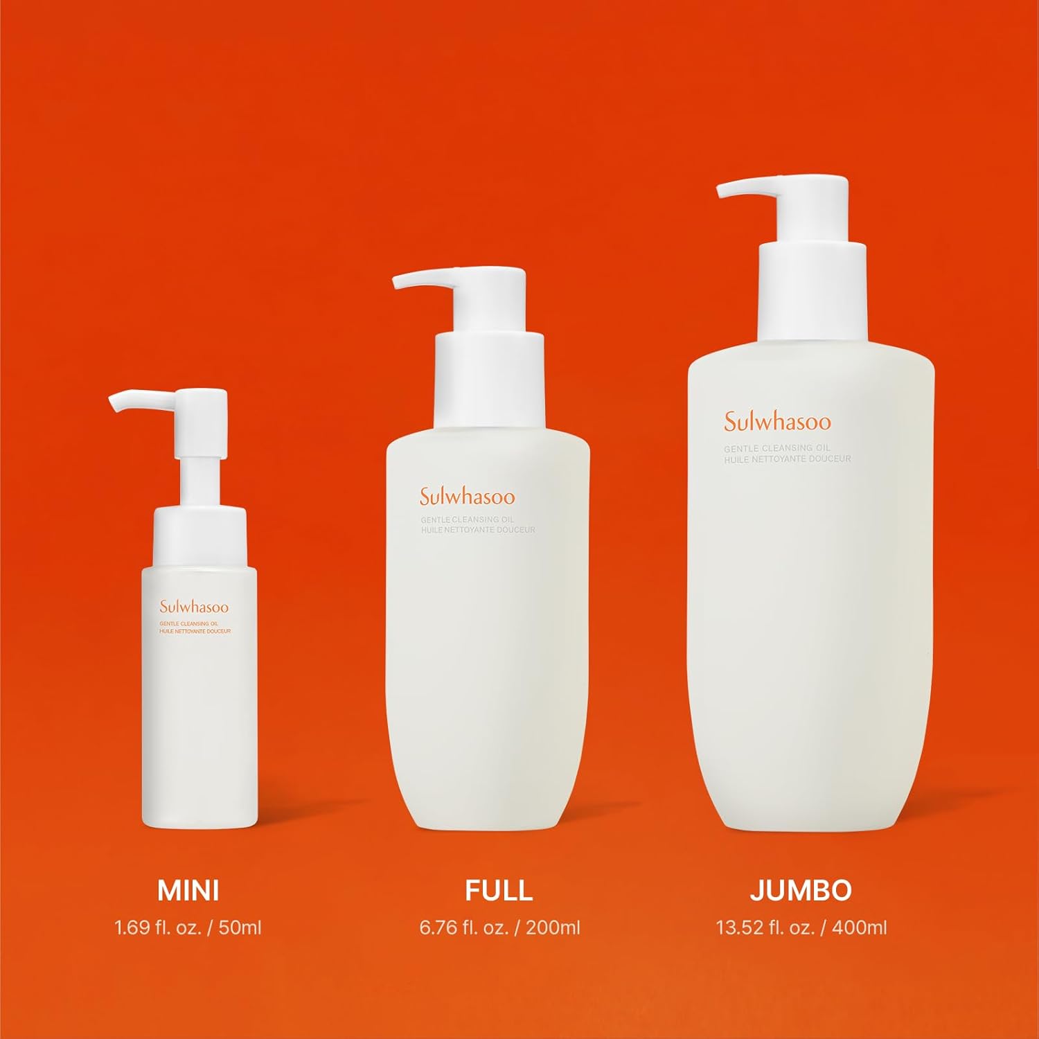 Sulwhasoo Gentle Cleansing Oil – Daily Oil Cleanser with Korean Herbal Ingredients for Face | Removes Waterproof Makeup & SPF, Softens & Nourishes Skin | Hydrating Double Cleansing, Korean Skincare - Image 5