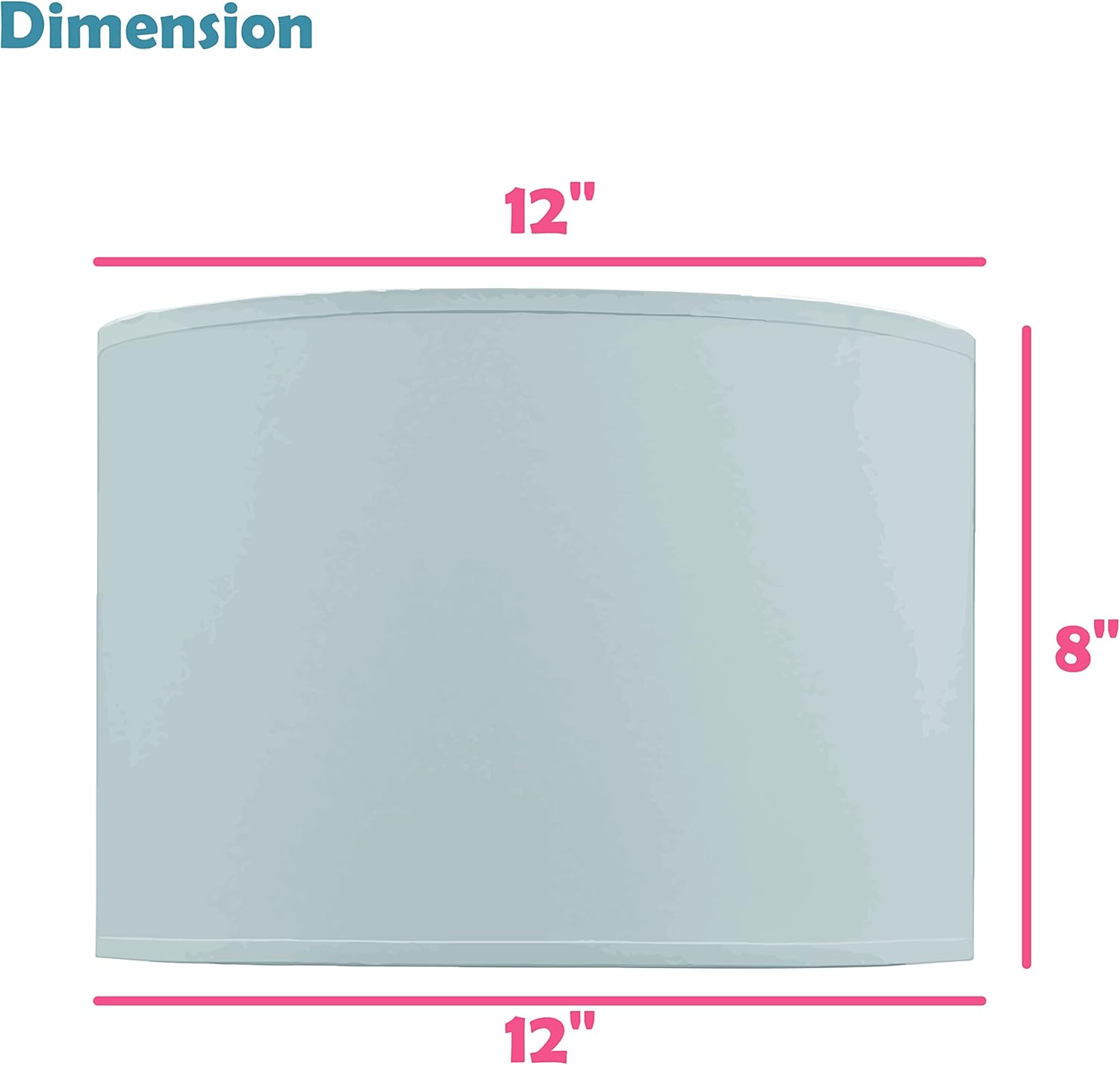 Aspen Creative 38302, Contemporary Design Collapsible Drum Spider Shade, 12" Top x 12" Bottom x 8" Height, White Linen - Image 5