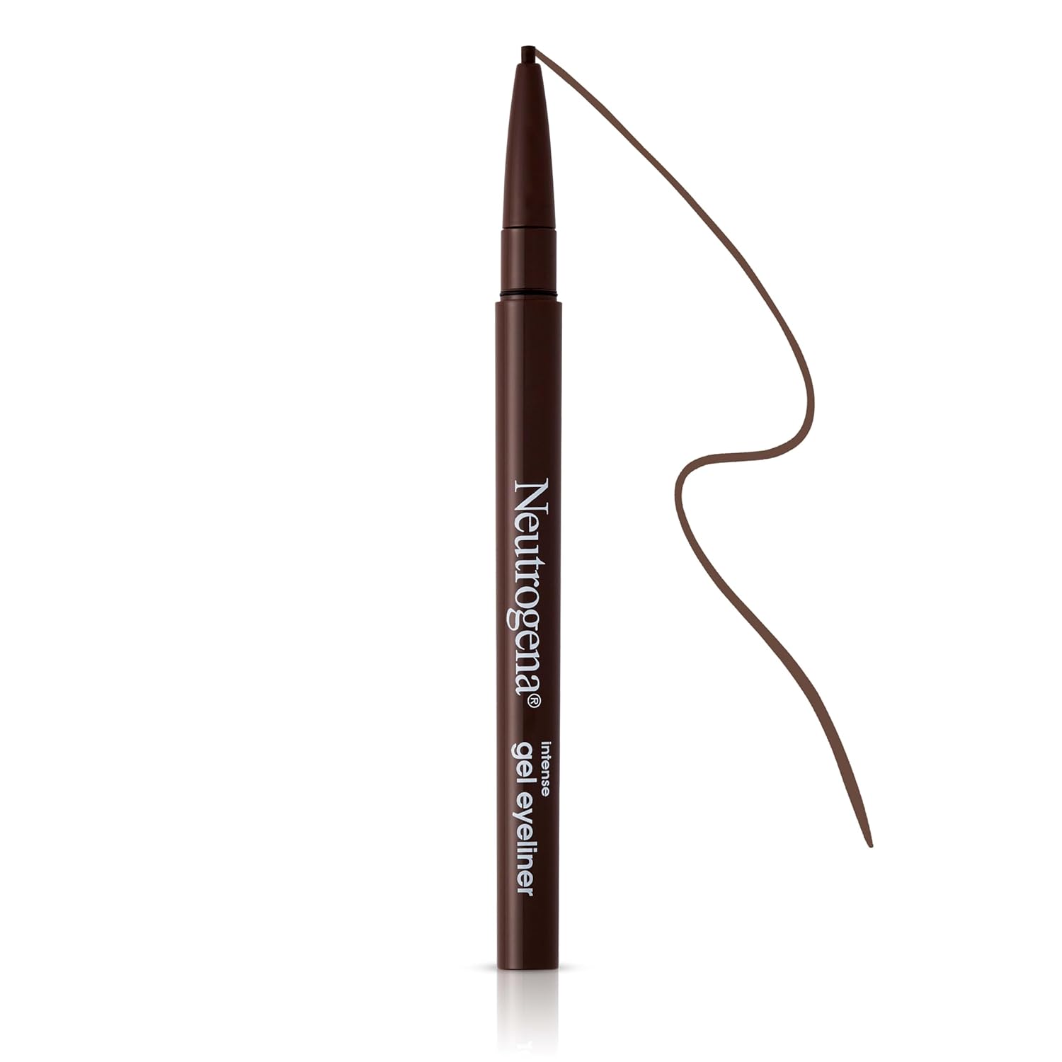 Neutrogena Intense Gel Eyeliner, Eye Makeup with Antioxidant Vitamin E, Bold Precision Eyeliner, Smudge- and Water-Resistant, Dark Brown, 0.004 oz - Image 5