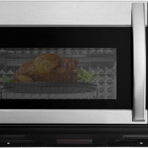BLACK+DECKER Over the Range Microwave Oven with Air Fryer, Convection, and Bake Modes, 1.5 cu.ft., Stainless Steel, 900 Watts, EC942K6CE-SS