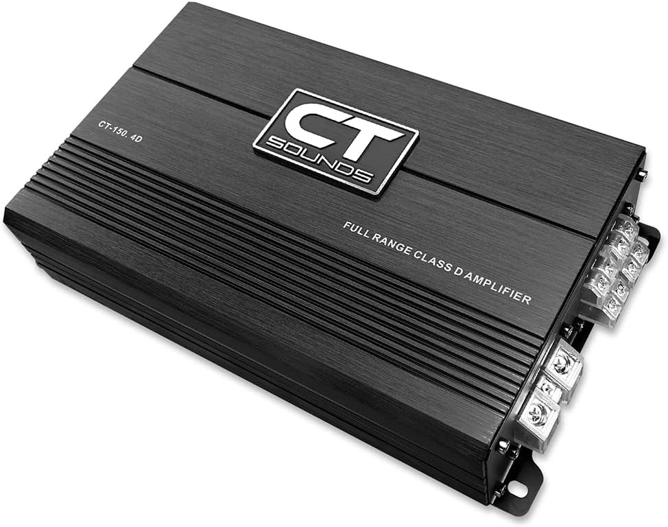 CT Sounds CT-150.4D Full-Range Class D 4 Channel Car Audio Amplifier, 1000 Watts RMS - Image 3