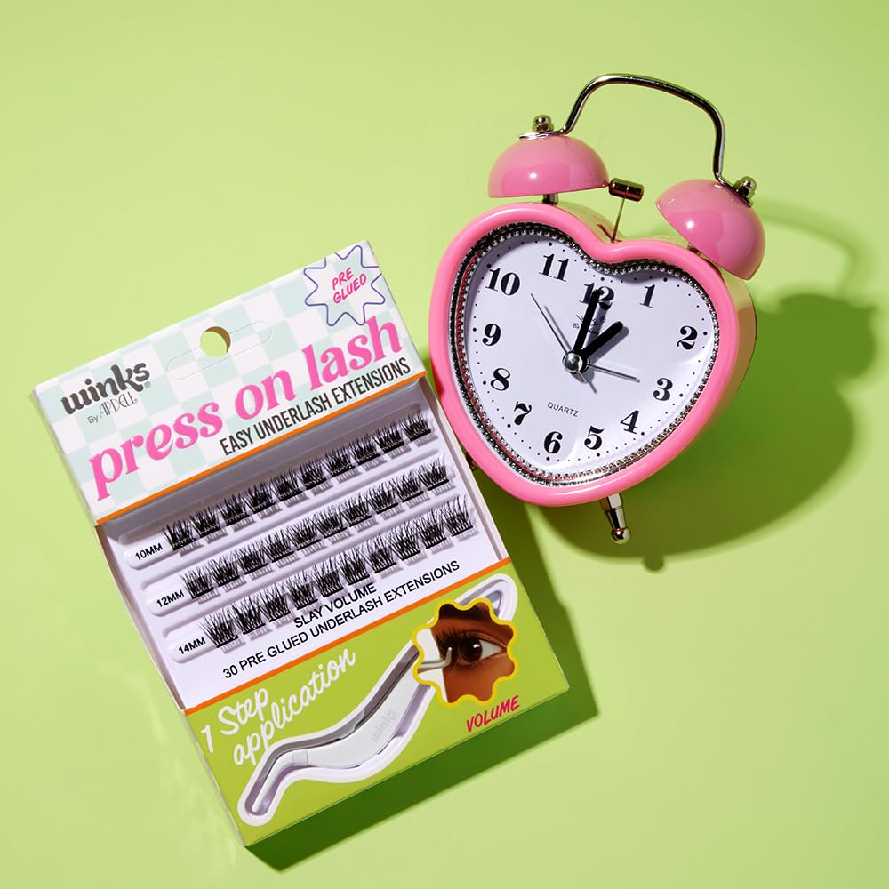Ardell Winks Press On Eyelash Extensions, Volume - DIY Lash Clusters, 30 Individual Lashes, Natural Look Lashes with Applicator, 1 Pack - Image 5