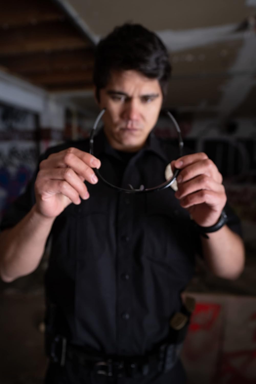 Smith & Wesson M&P Harrier Half Frame Interchangeable Shooting Glasses with Impact Resistance & Anti-Fog Lenses, Black, 1Size - Image 6