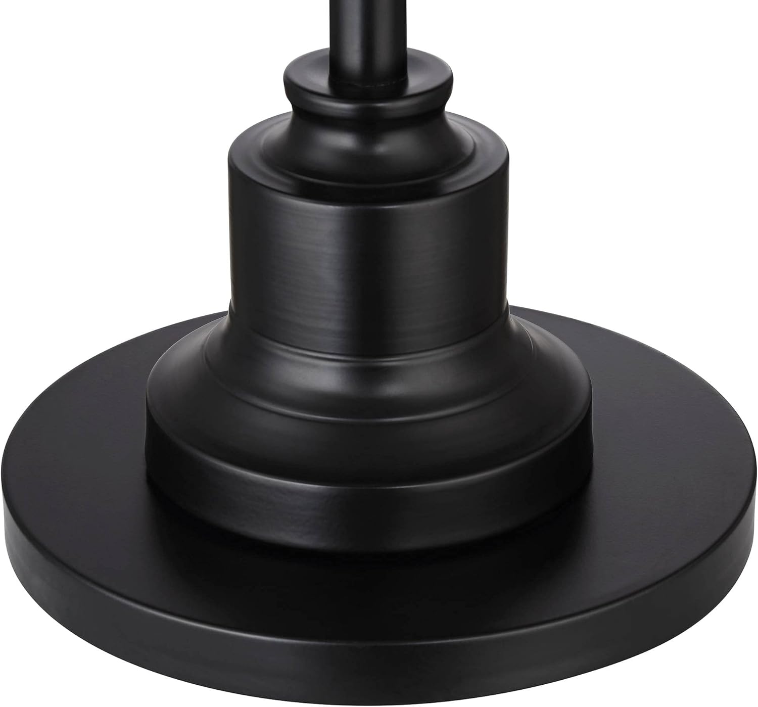 360 Lighting Spenser Traditional Floor Lamp Standing Exquisite 58" Tall Oiled Bronze Brown Metal Thin Column Off-White Linen Fabric Empire Shade for Living Room Reading House Bedroom Home - Image 5