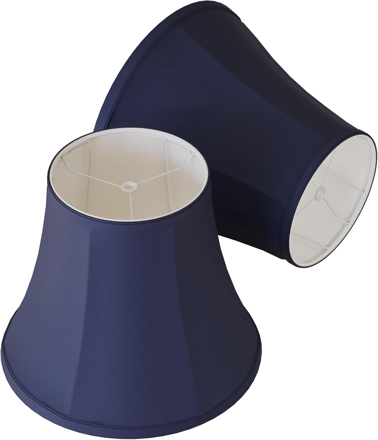 Fabric lamp shades,Lamp shades set of 2, boho lamp shade,linen lamp shade,6″ Top x 14″ Bottom x 10″ High(Spider),blue lampshades for floor lamps,living room lamp shades set of 2