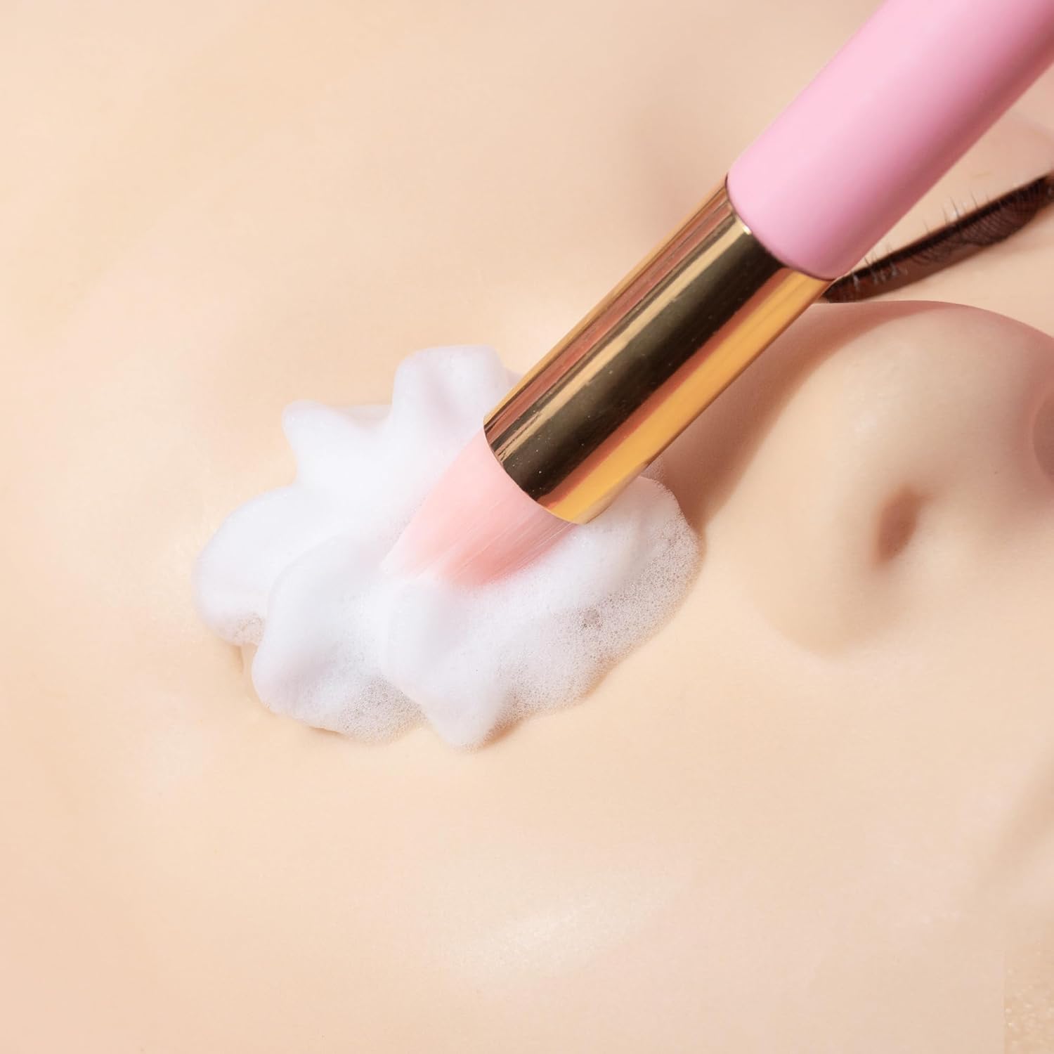 Whipped Lash Cream Shampoo Unscented Foam Cleanser | 100ml Eyelash Extension Cleaning Bath Kit | Salon&Home Use - Image 7