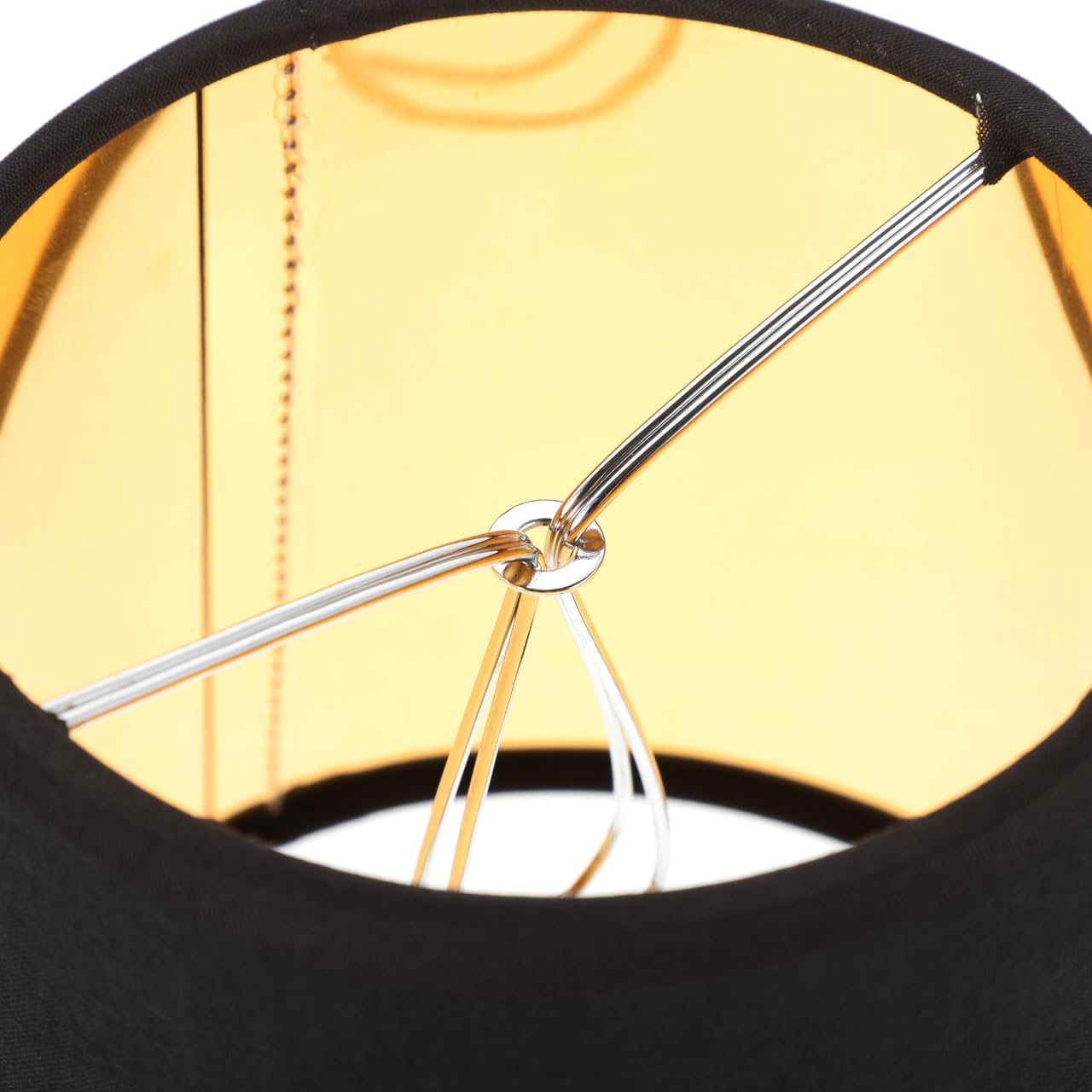 BESPORTBLE Black Fabric Lamp Shade for Desk, Floor, Wall Lamps, and Pendant Lights - 5.90 X 4.33 X 5.51 Inch Decorative Light Cover with Clip-on Design for Home Use - Image 7