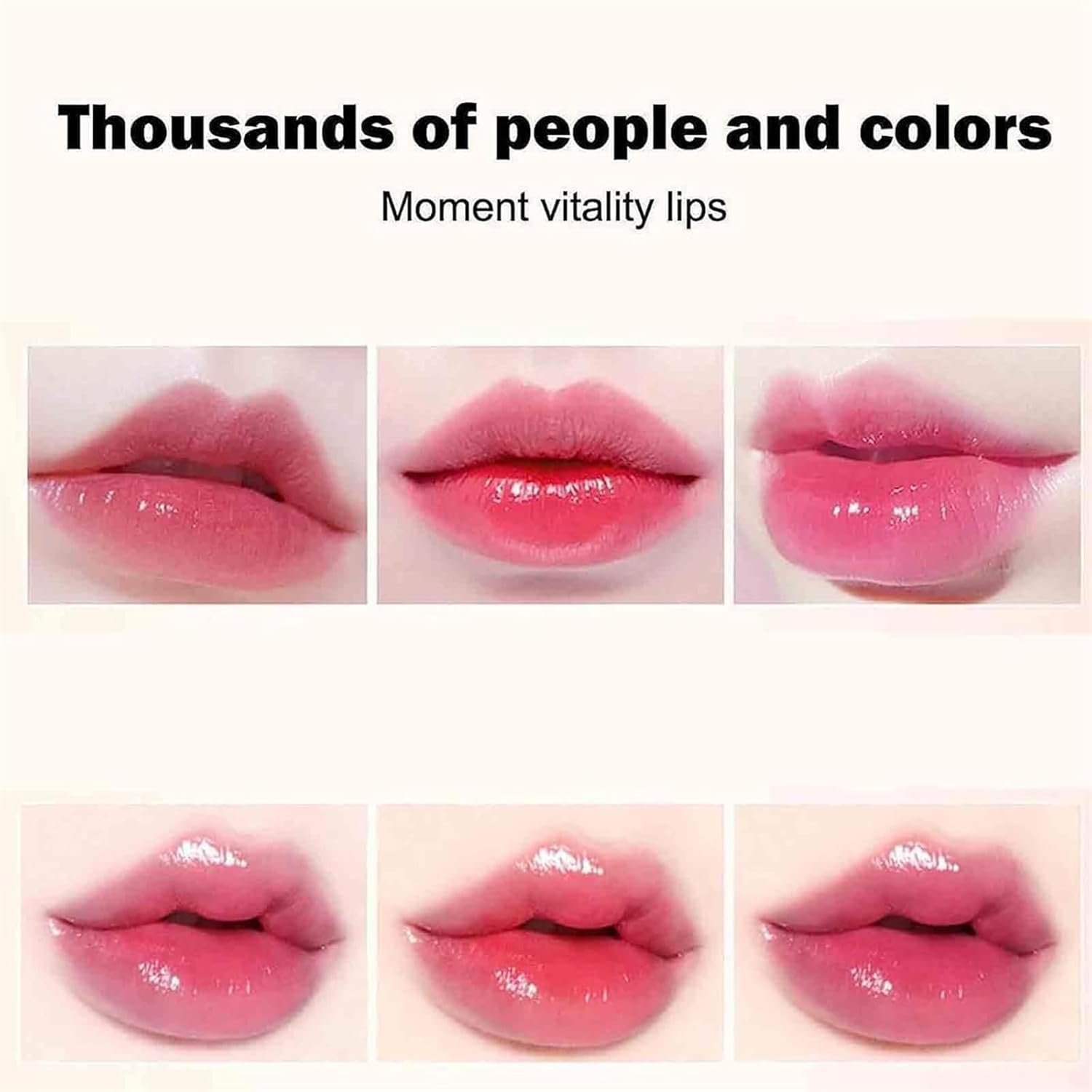 Transferproof Color Changing Lipstick,Gold Crystal Ph Lipstick Color Changing,Clear Lip stick That Changes Color,Long Lasting 24 Hours Moisturizing Glossy Shine Lip Gloss for Women (1pcs) - Image 8