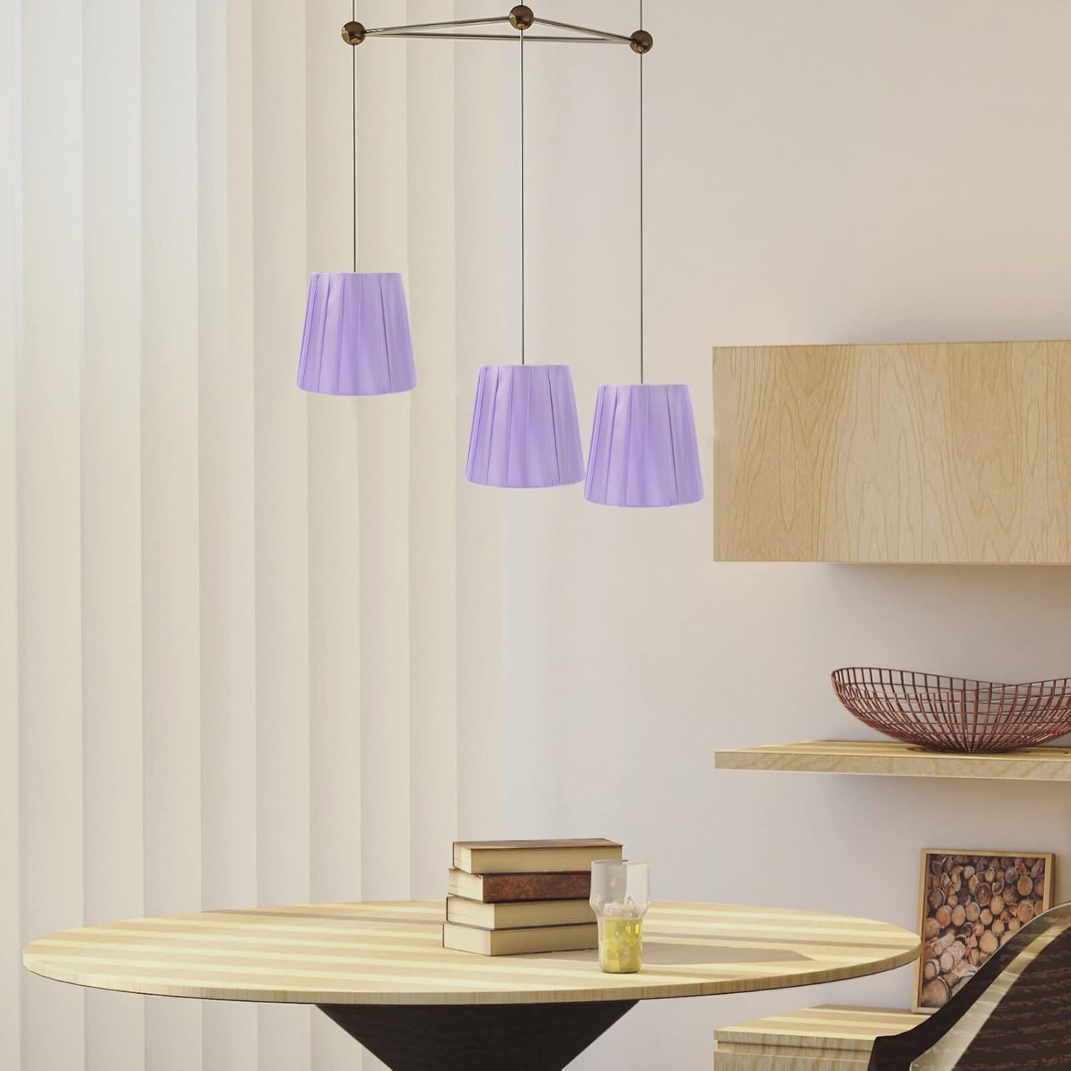 Lamp Shades, Small Lamp Shade, Fabric Lampshade, Table Lamp Cover, Chandelier Shades, Pendant Light Cover for Table Chandeliers Wall Floor Lamp Shade Replacement Wall Lamp - Image 9