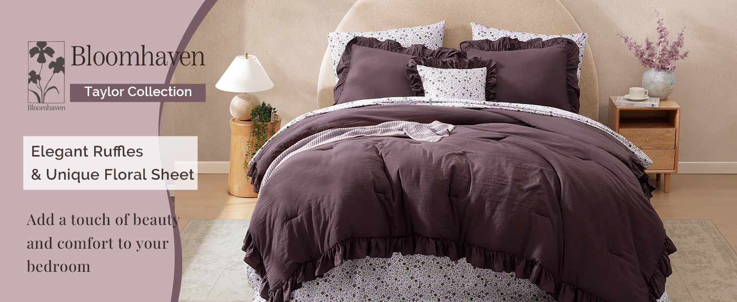 ruffle comforter