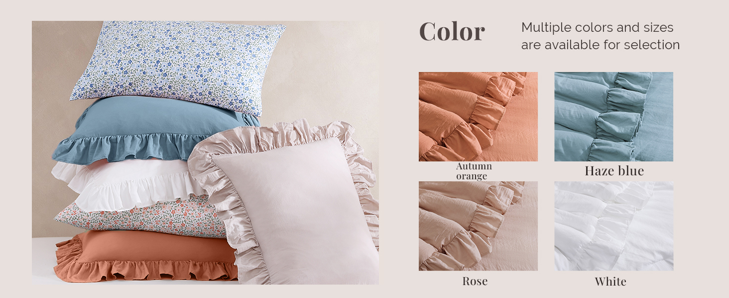 ruffle comforter