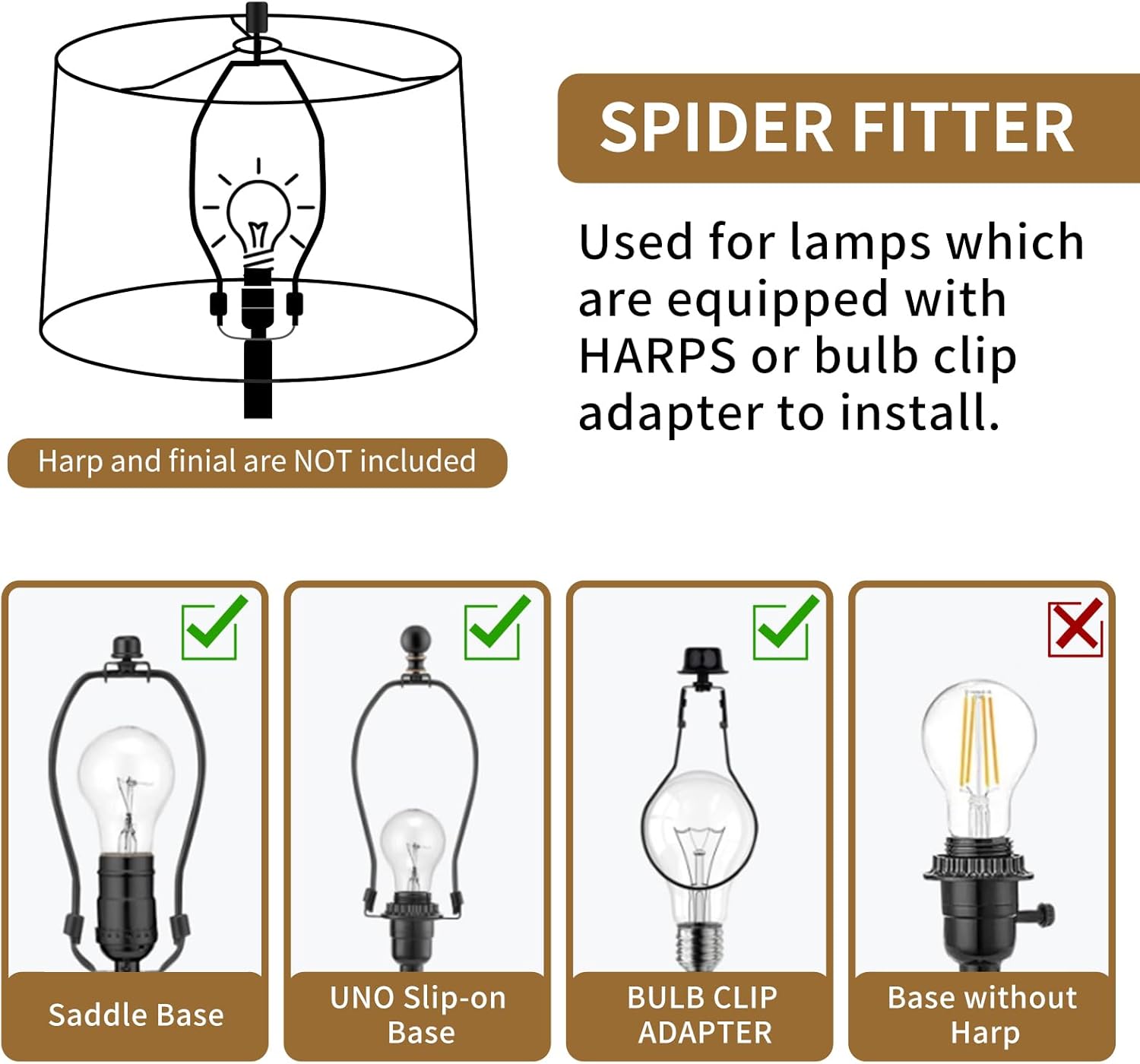 Etched Forest Metal Lampshade, ALUCSET Drum Metal Lamp Shade for Table Lamp,10" Top x 12" Bottom x 8" High Replacement Vintage Lamp Shade, Pattern of Trees Spider Lamp Cover (Antique Bronze Gold) - Image 6