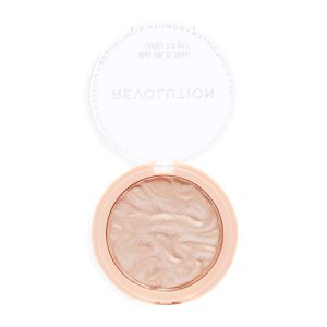 Revolution, Reloaded Pressed Powder Highlighter, Intensely Pigmented for a High Impact Dewy Finish, Just My Type, 0.22 Oz